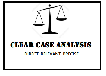 Clear Case Analysis